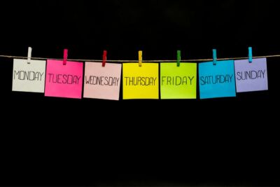 Home 19 giorni della settimana in inglese guida completa con esempi